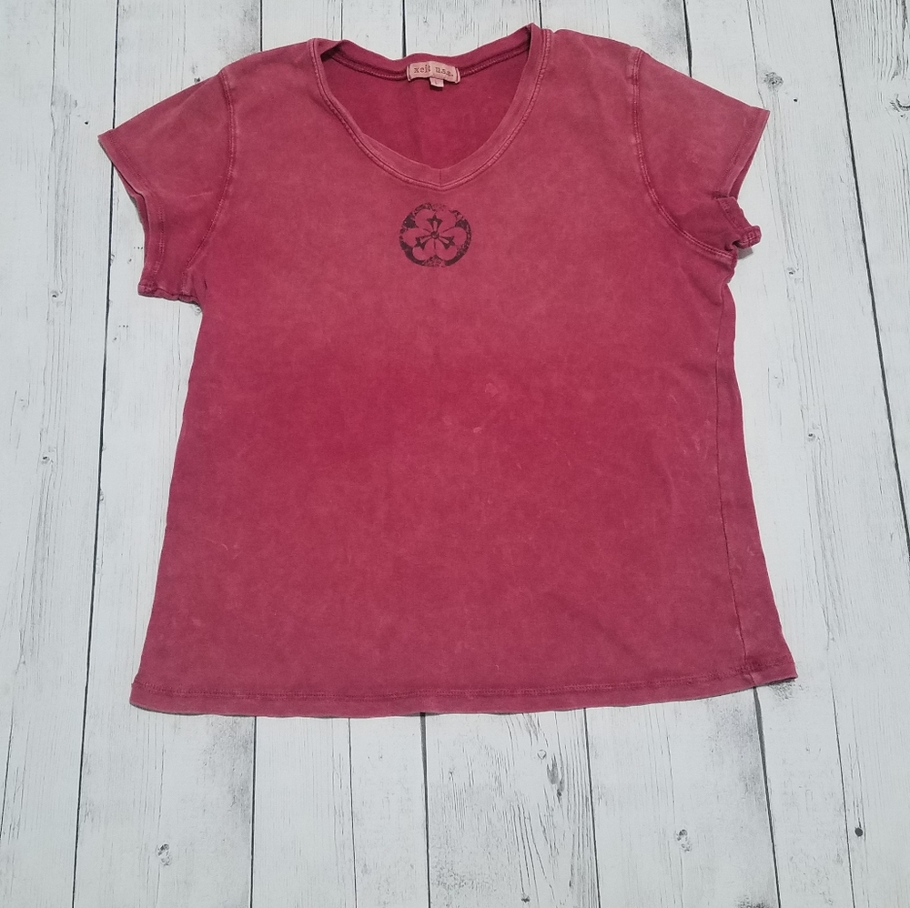 Xeit u.s.a Clover vintage top womens size large